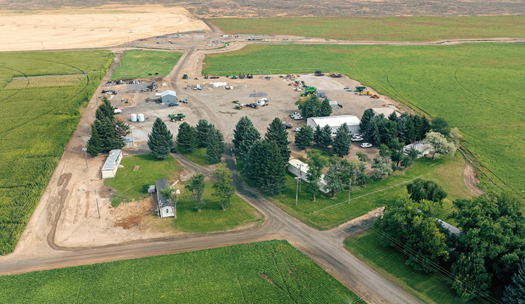 Patterson Ranch drone shot